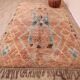Terracotta Vintage Moroccan Rug 192 x 322 cm, Berber Handmade Wool Rug Boho