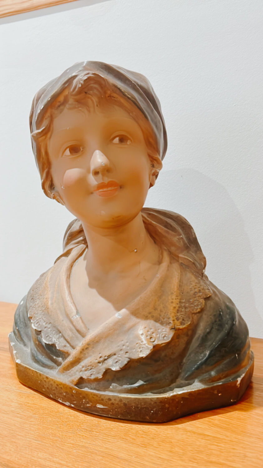 Vintage plaster bust