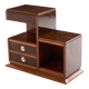 Art Deco Modernist Rosewood Brass Sewing Cabinet circa 1940