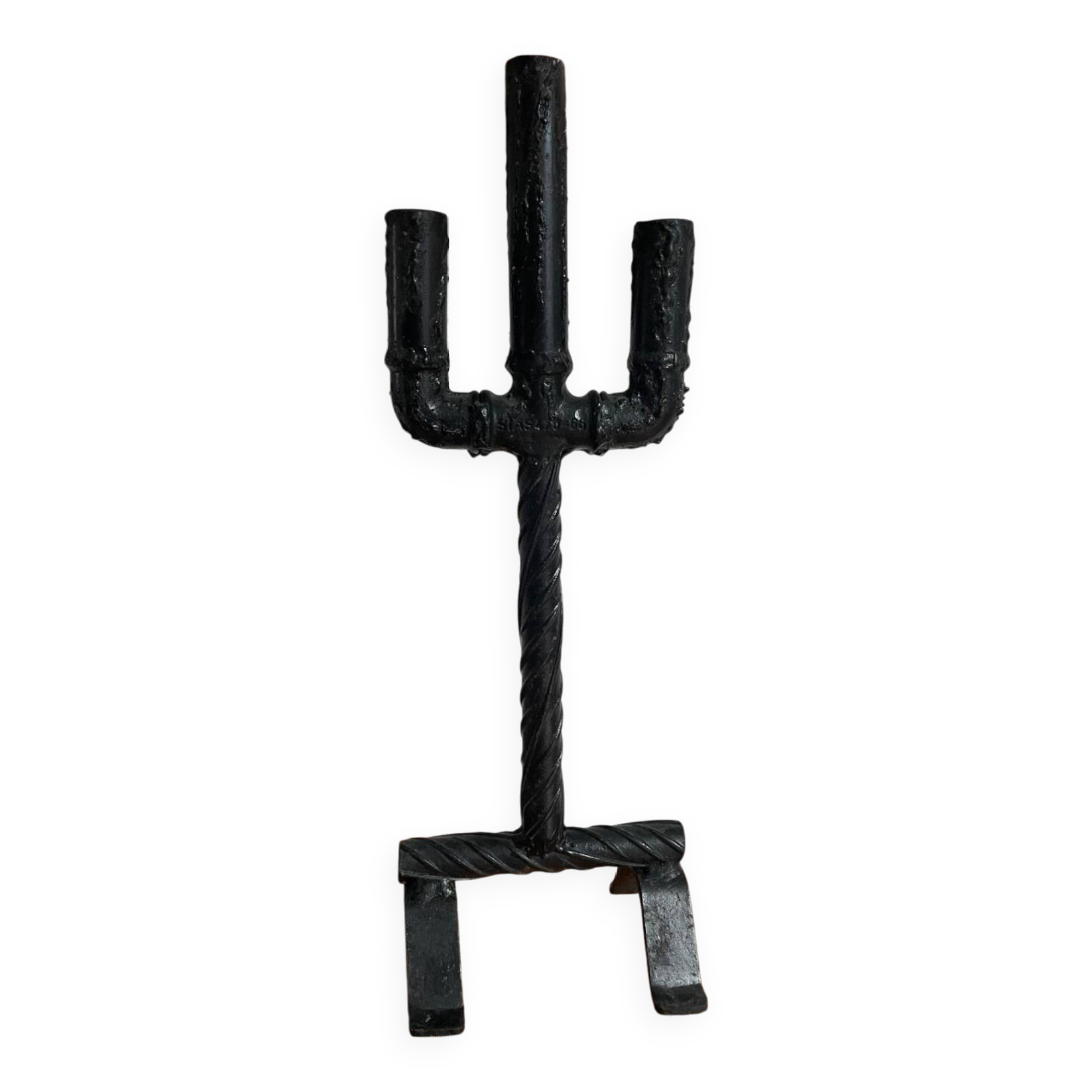 Industrial/brutalist candle holder