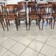 Set of 12 mismatched bistro chairs Baumann & Fischel 1930