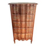 Small oak cabinet with 5 drawers