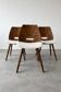 Set of dining chairs 1960s fully renovated