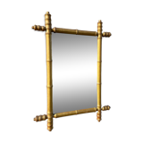 Mirror mirror vintage style Faux bamboo gilded, 58x42 cm