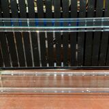 Plexi console double glass tray