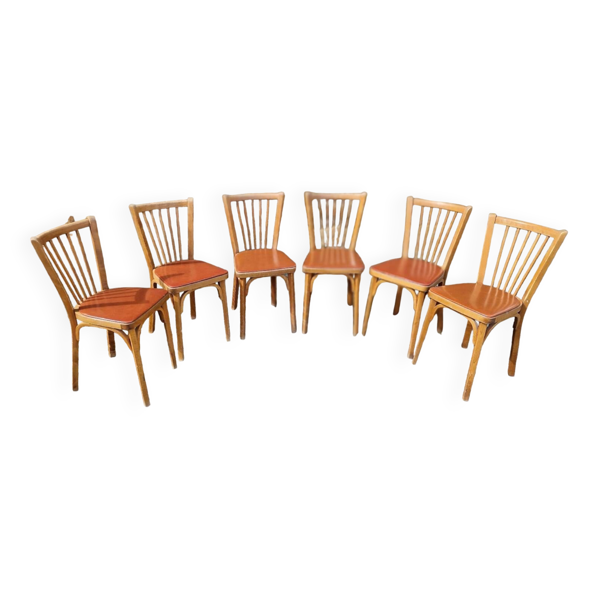 Set de 6 chaises Baumann 70's