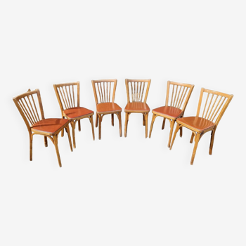 Set de 6 chaises Baumann 70's