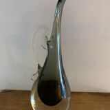 Sommerso Murano glass vase 1960