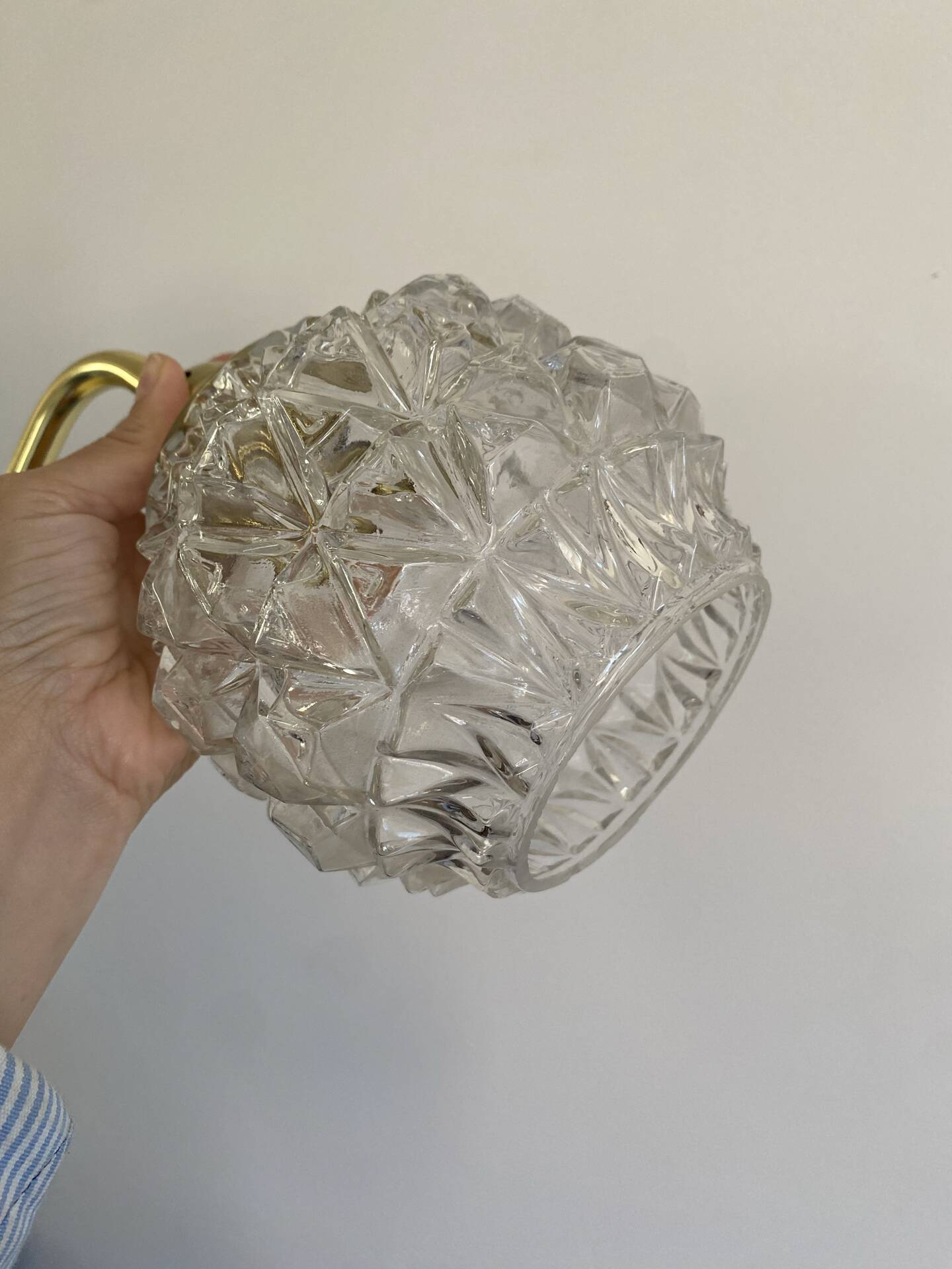 Pair of vintage globe wall sconces