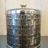 Vintage bamboo ice bucket 70s