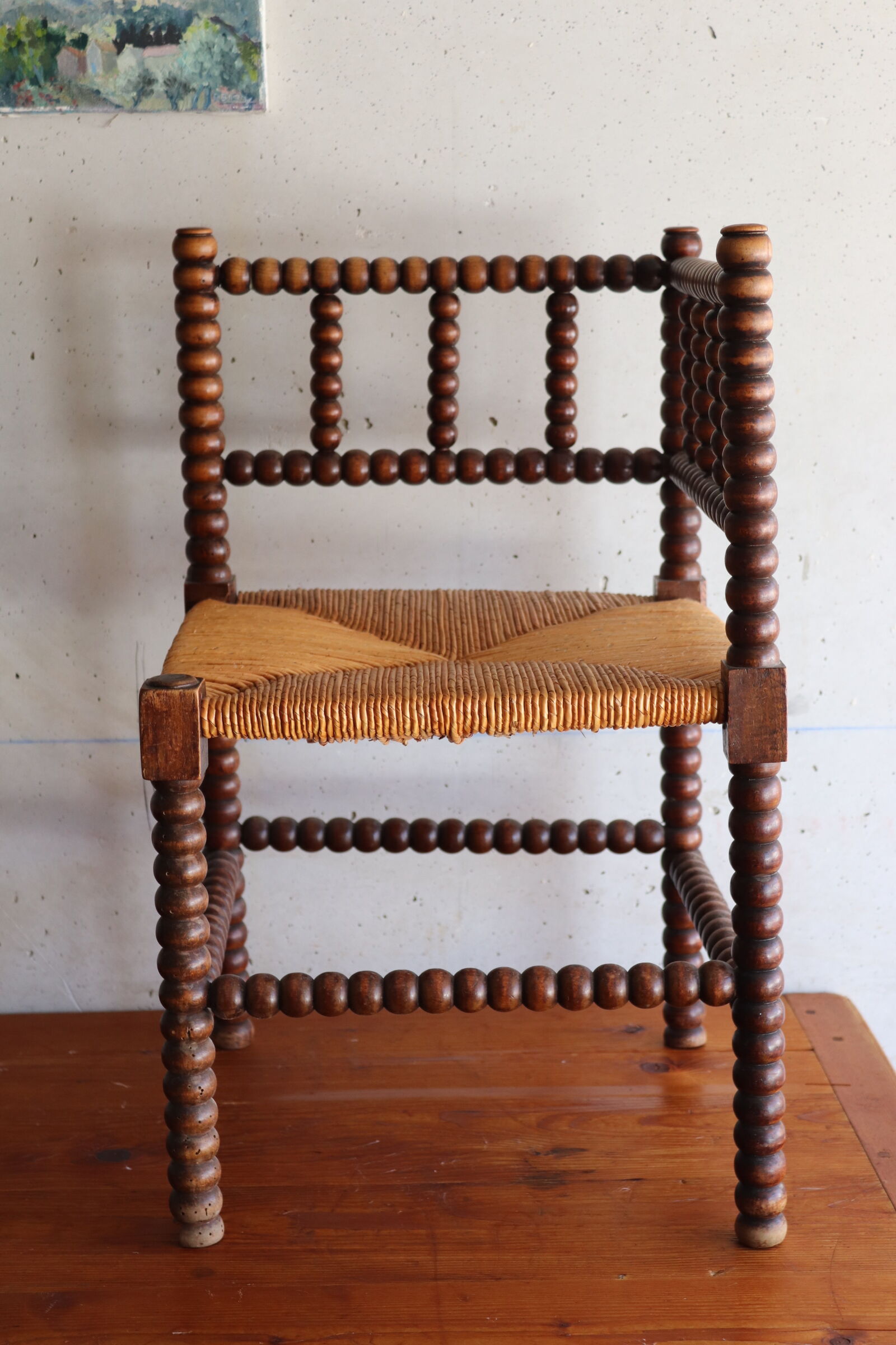 Handmade chair fireside