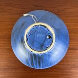 Mid-century German studio pottery wall plate by Thoms Keramik, 1960s.