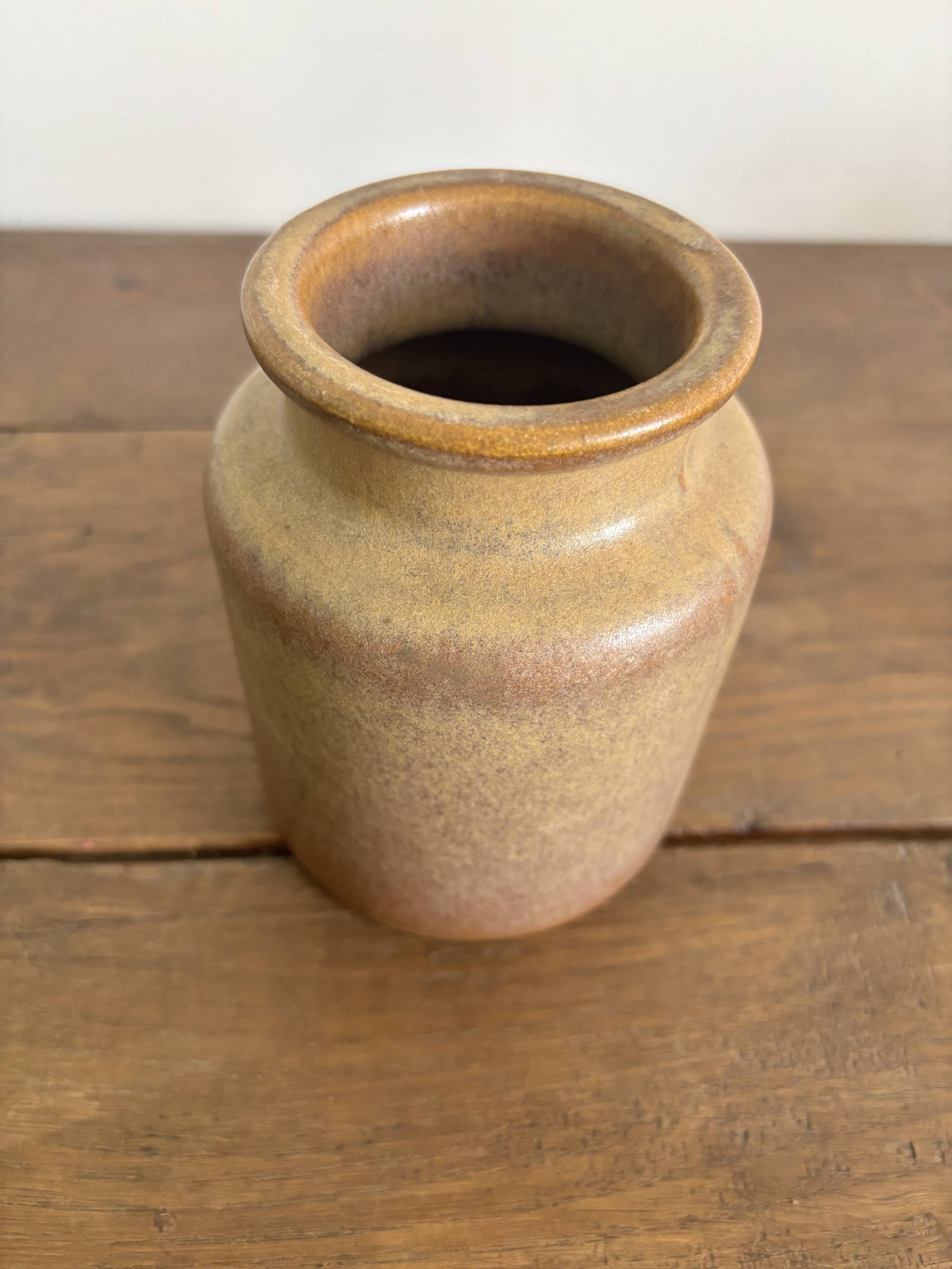 Set of French artisanal stoneware ceramics – 1960s