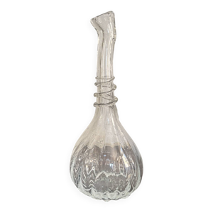 Ancien Sculpture bouteille - vase