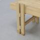 Vintage Low Slatted Bench