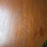 1960 stamped round teak dining table