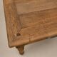 Antique farmhouse table in solid oak – Art Deco handles