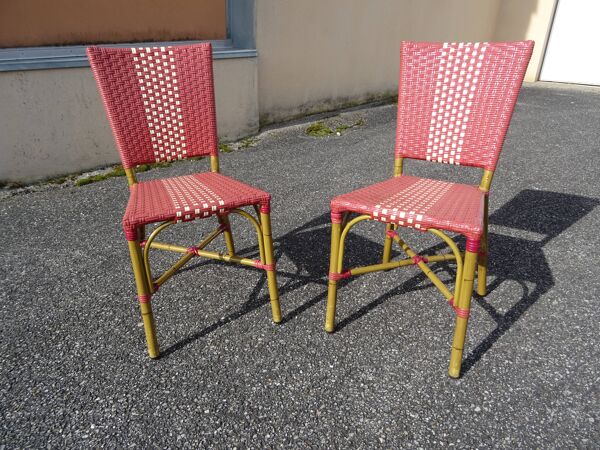 Paire de chaises bistrot Parisien vintage