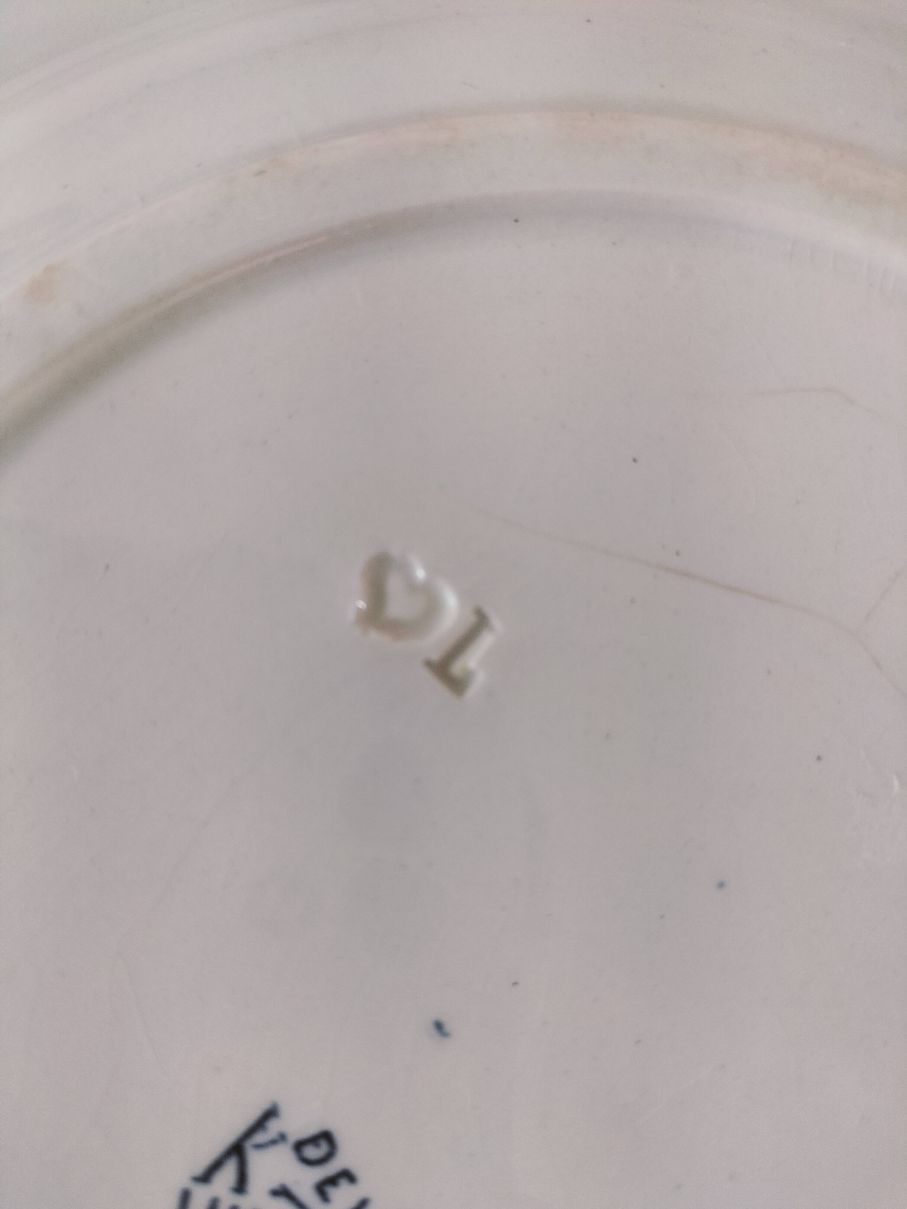 Plate KG Lunéville model Delft