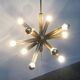 Lustre Sputnik Atomique de l'Âge Spatial Allemand