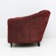 Pair of Gio Ponti Mid-Century Modern Velvet Armchairs for Casa e Giardino