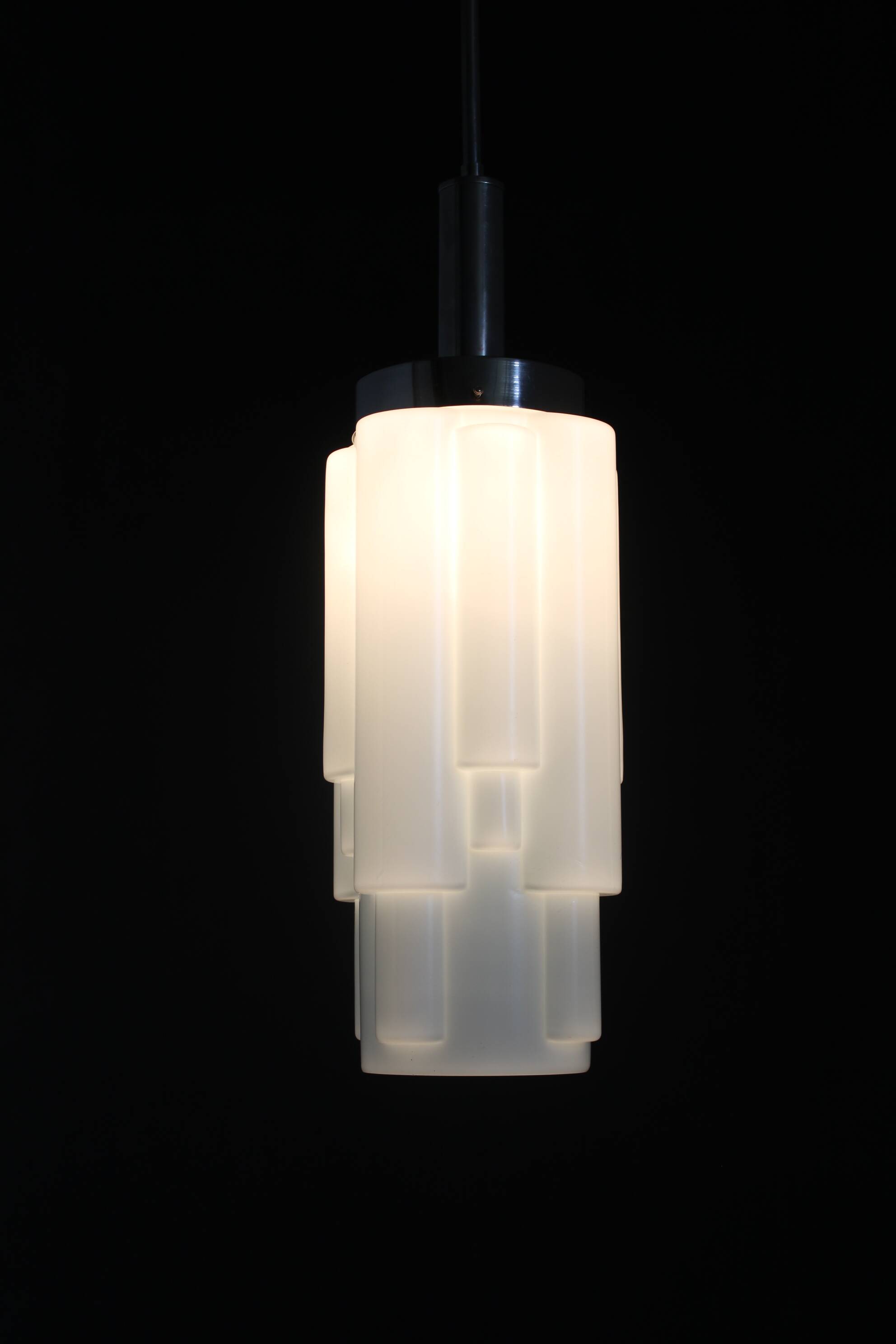 1930s Art Deco Chandelier, Czechoslovakia