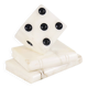 Vintage Alabaster Dice Paperweight Figurine 15cm