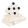 Vintage Alabaster Dice Paperweight Figurine 15cm