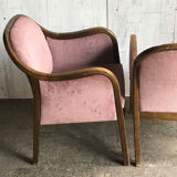 Art Deco Style Armchairs, 1950s, Set of 2