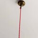 Suspension opaline vintage 1950