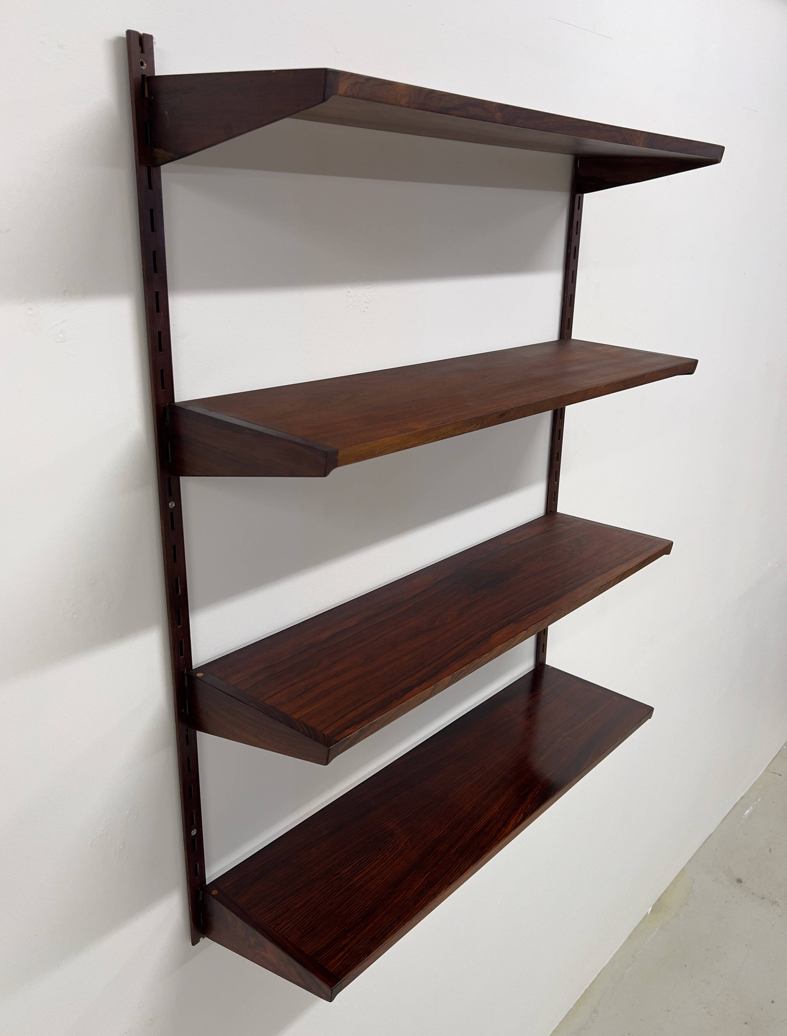 Rosewood Shelves by Kai Kristiansen for Feldballes