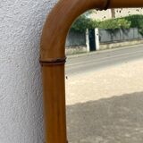 Wooden mirror imitation old bamboo