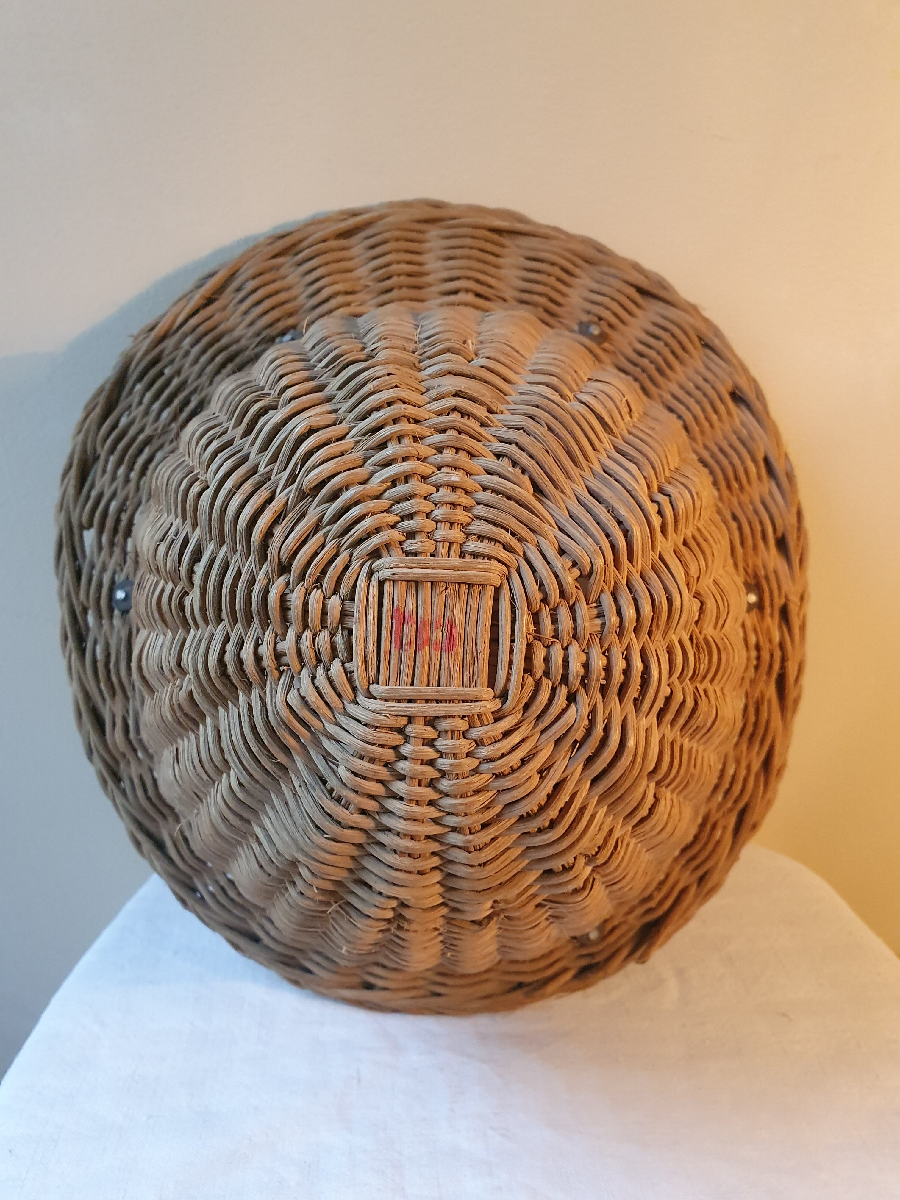 Chinese wicker safety helmet