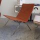 Armchair PK22 Poul Kjaerholm Brown leather edition Fritz Hansen