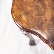 Table basse en noyer vintage, années 1950