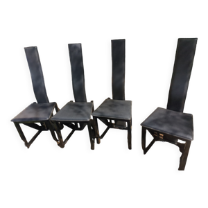ensemble de 4 chaises - design