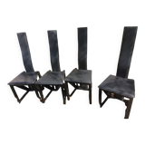 Set of 4 designer chairs