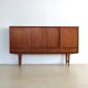 Vintage high board | wall cabinet | E.W. Bach | Danish