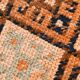 Navy Blue Super Soft Modern Vintage Runner Rug, 83x371Cm