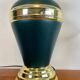 Lampe de salon vintage noire et laiton