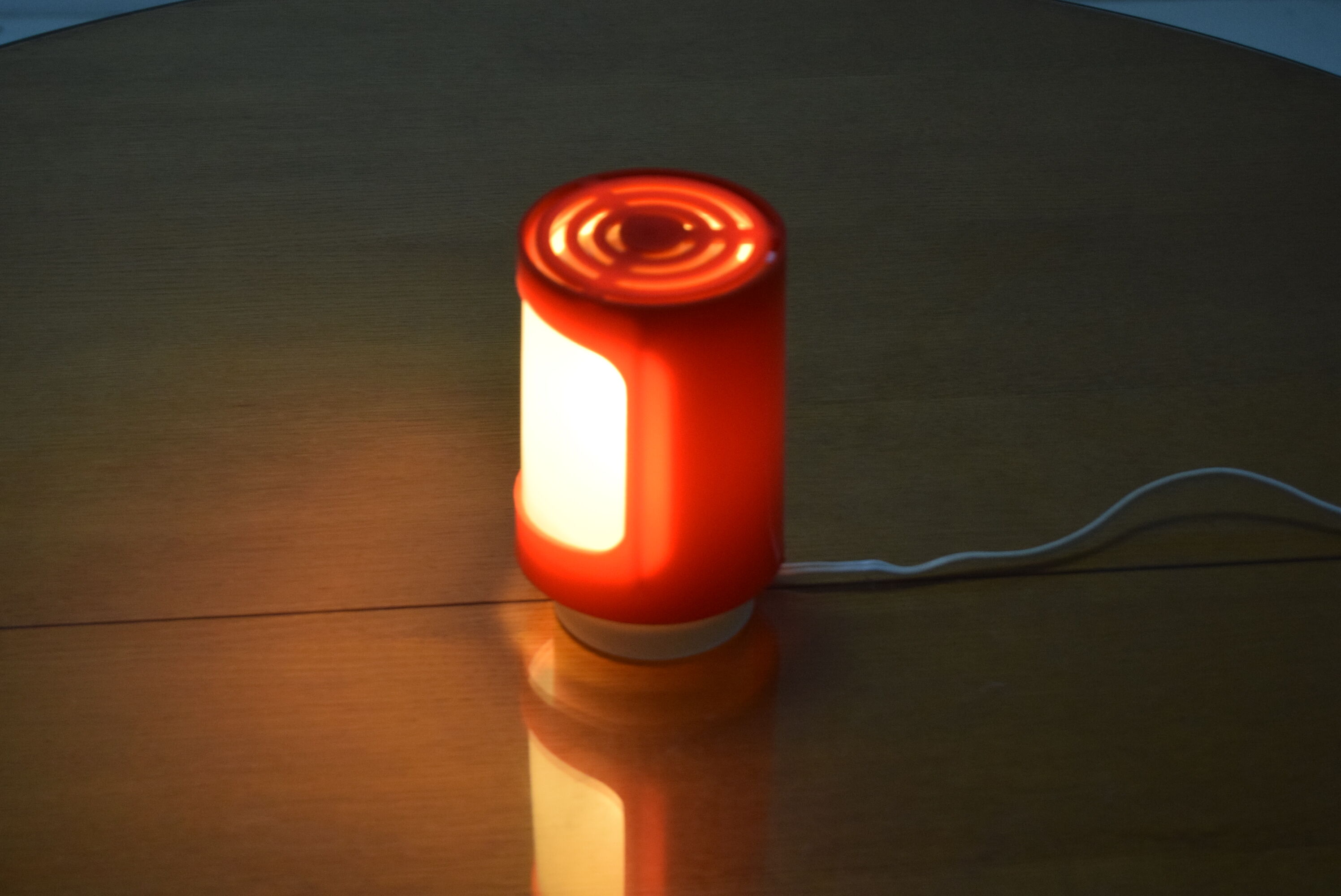 Mid-century Plastic Table Lamp, 1970‘s.