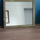 Mirror Carved gilded stucco wood frame patinated dpmc 0923236