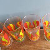 Verres vintage années 70