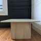 Vintage coffee table in travertine