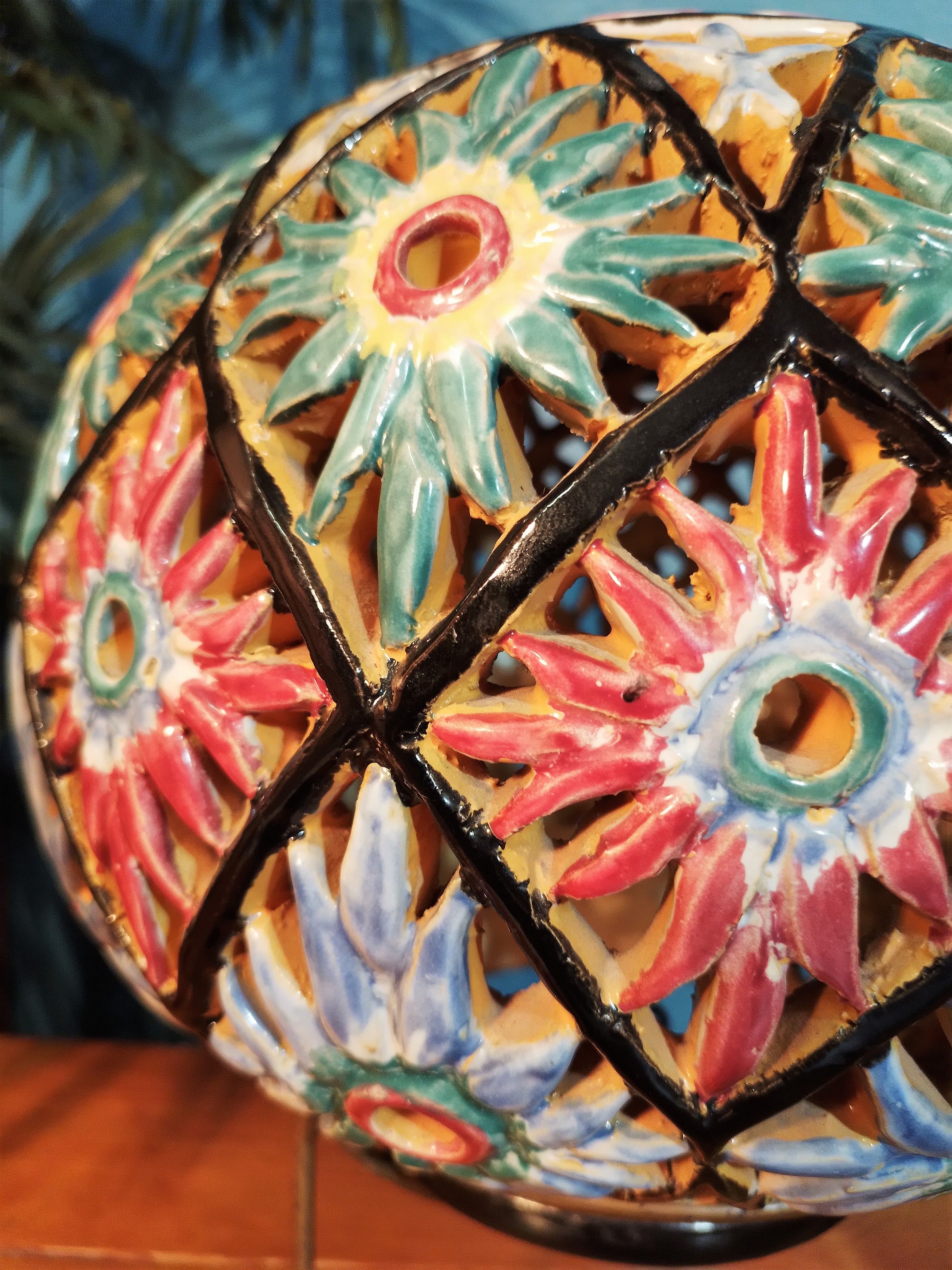 Ceramic lamp Maghreb 1950s