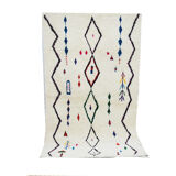 Handmade moroccan berber carpet 251 x 145 cm