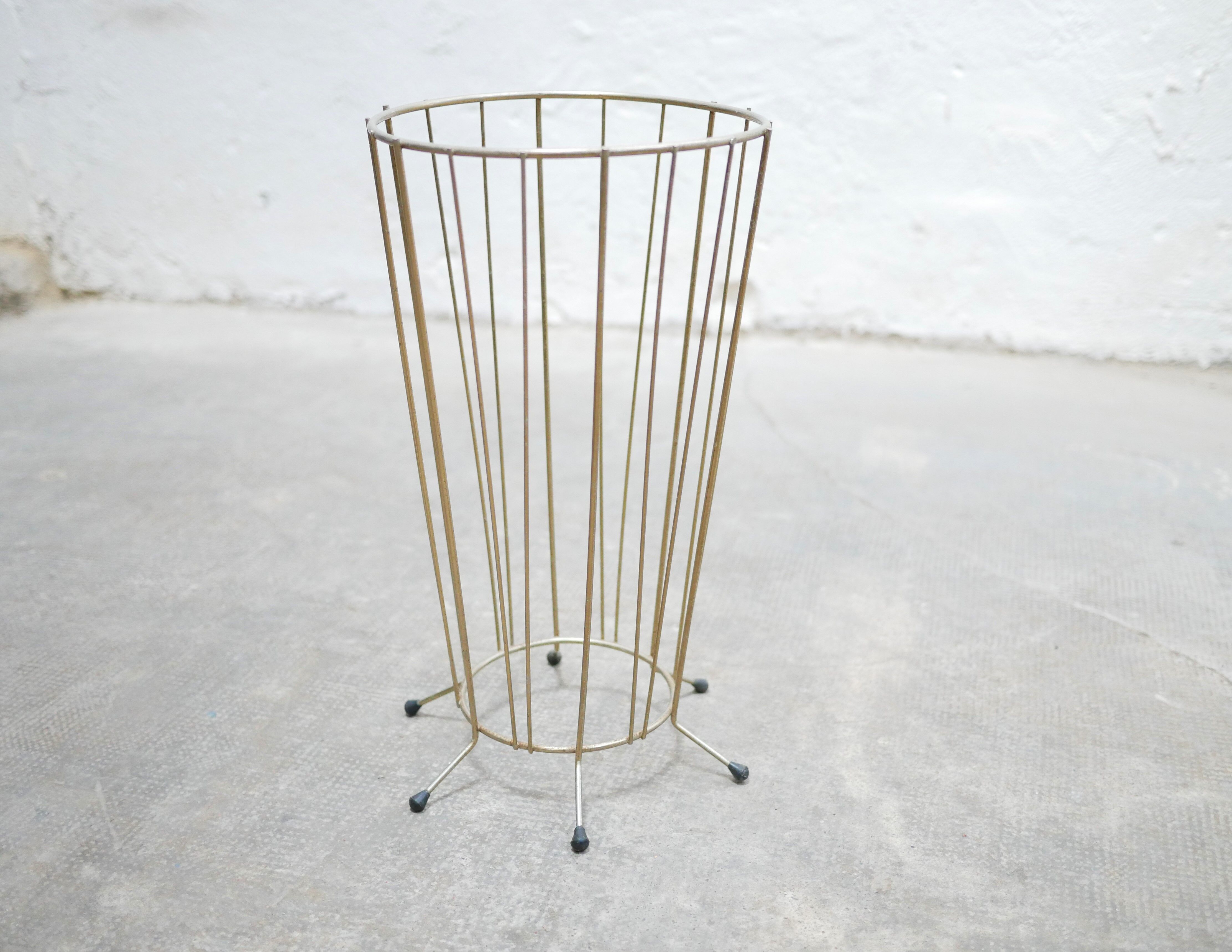 Vintage brass umbrella holder