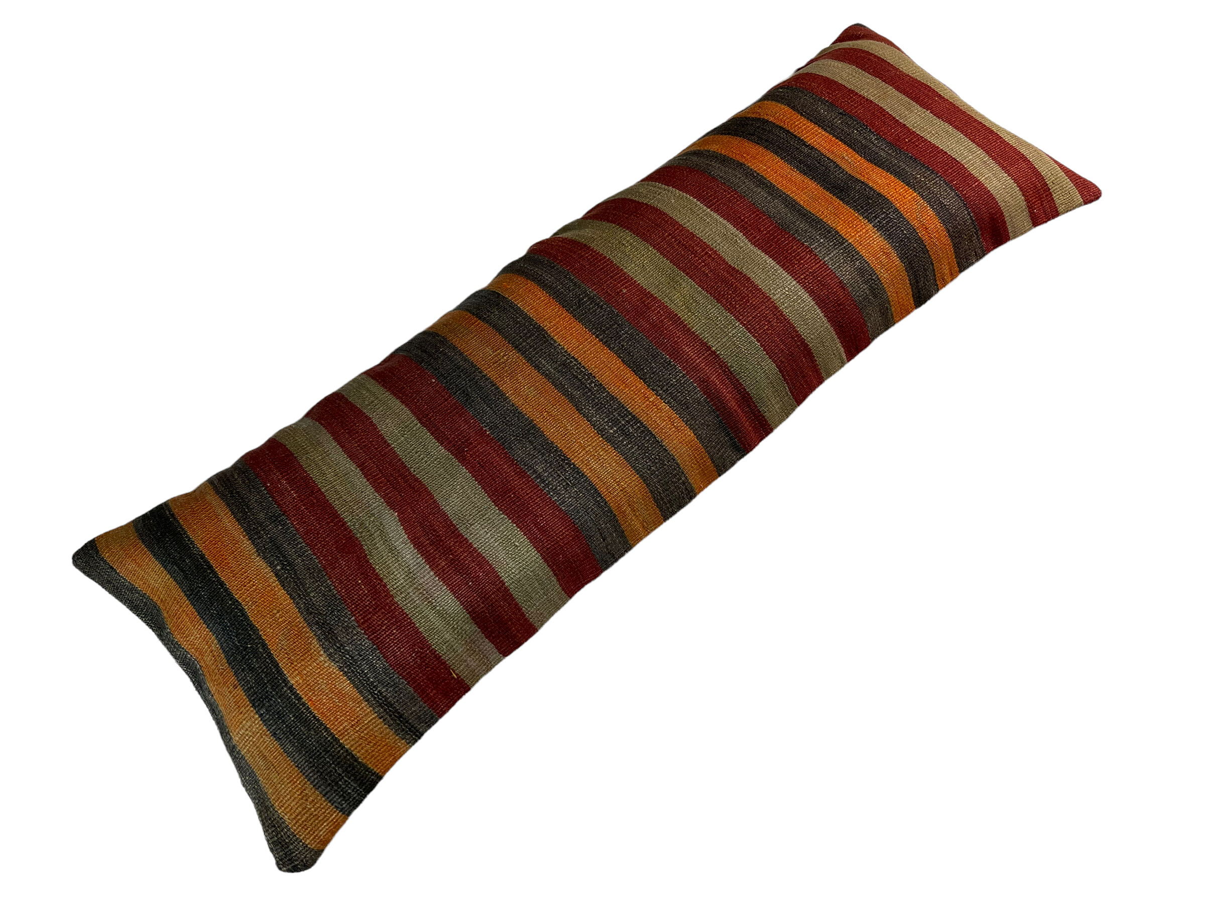 Vintage turkish kilim cushion cover , 120 x 40 cm