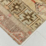 Tapis de couloir turc vintage beige crème, 80 x 224 cm