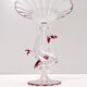 Présentoir à gâteaux en verre de Murano de style Renaissance par La Murrina, Italie